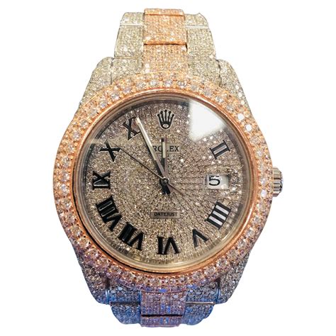 iced out lab made rolex|rolex iced out watches.